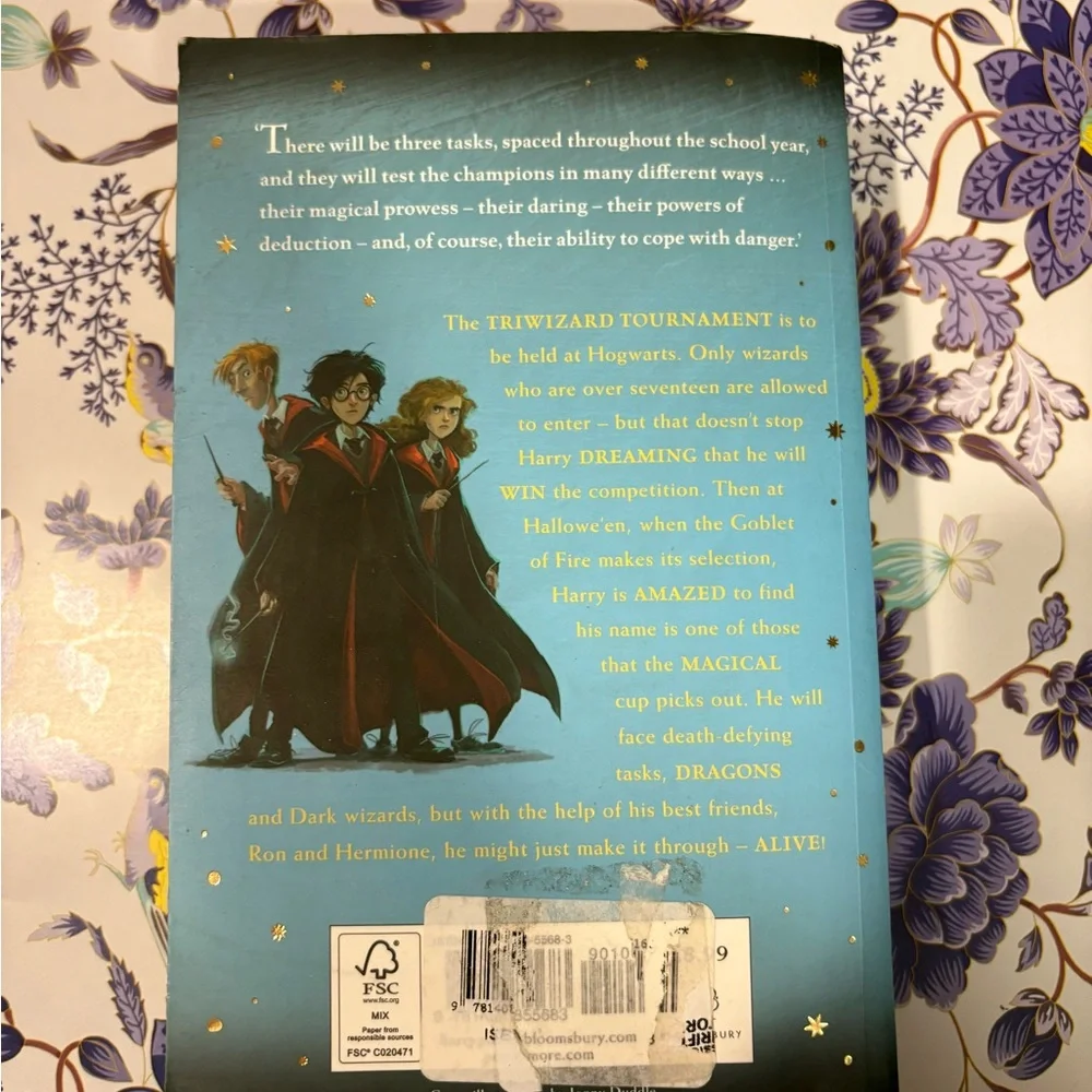 Harry Potter, by J.K Rowling Books: 1, 2, 4 - Bloomsbury - Like New Rarely Used - Picture 13 of 14